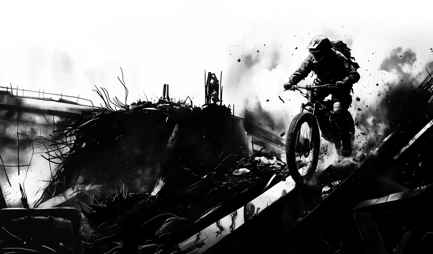 The bike run
