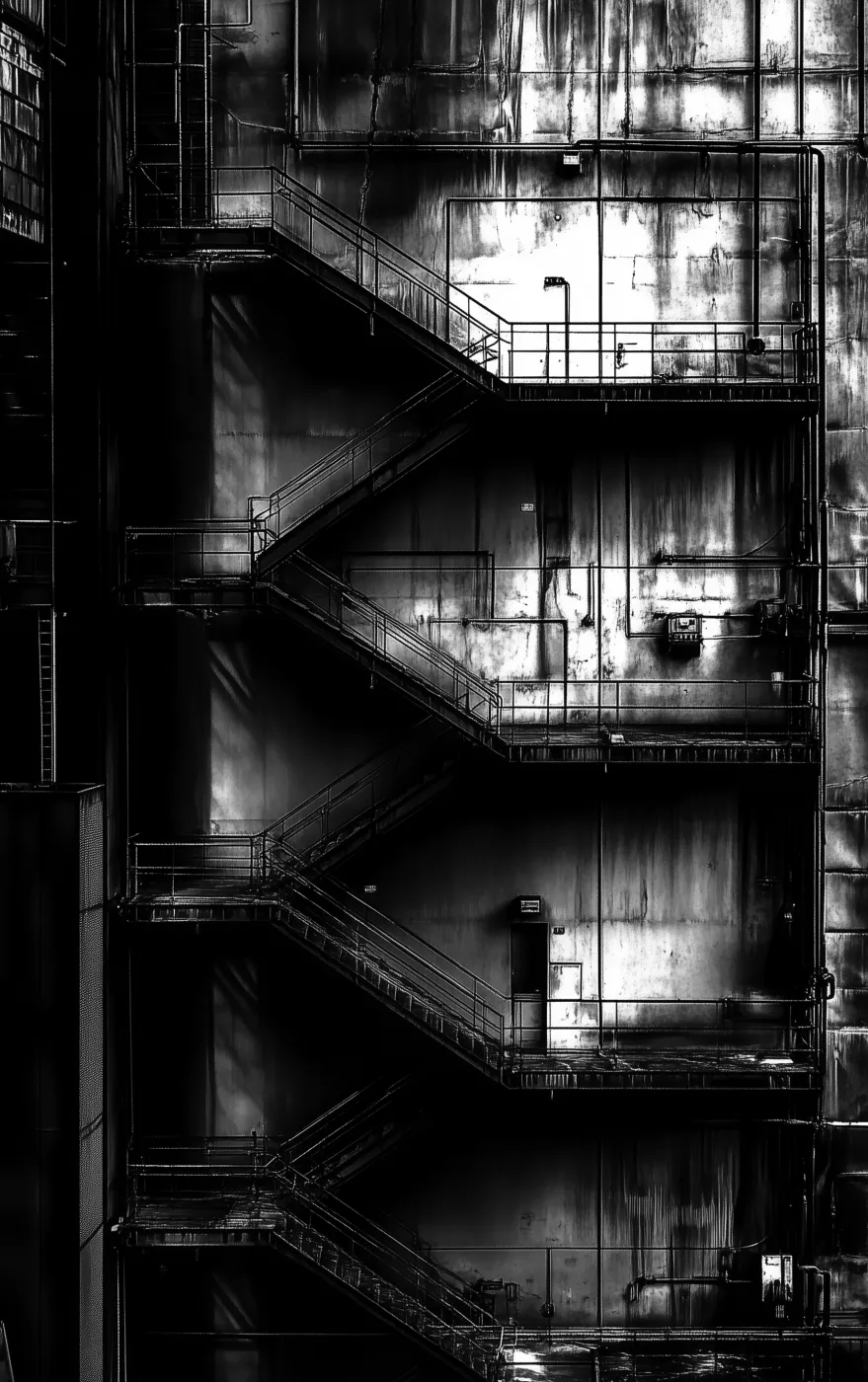 The stairwell